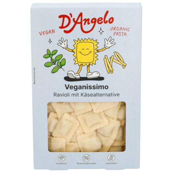 D'Angelo Bio Veganissimo Ravioli mit Käsealternative