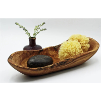 Spa Vivent Olivenholzschale rustikal, oval lang Spa Vivent Olivenholzschale rustikal, oval lang