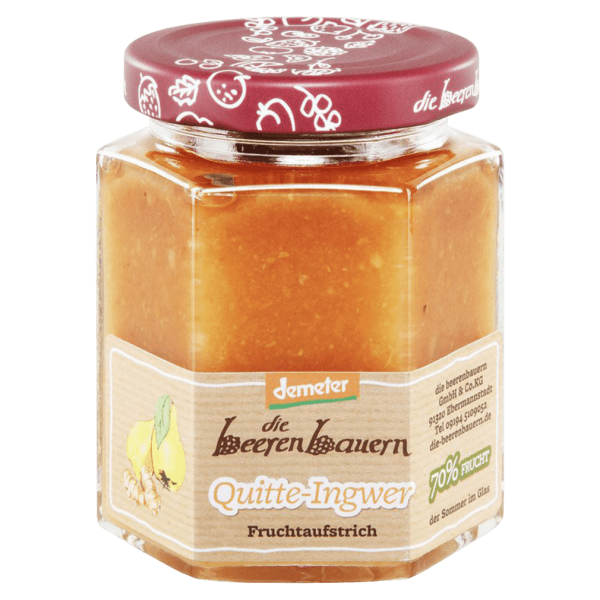 die beerenbauern Bio Quitte-Ingwer Fruchtaufstrich