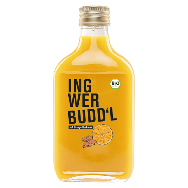 Ingwer Budd&#039;l Bio Ingwershots Orange Kurkuma