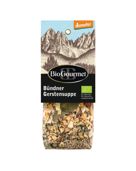 BioGourmet Bio Bündner Gerstensuppe Demeter, 175g