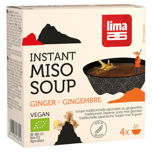 Lima Bio Instant Miso Suppe Ingwer