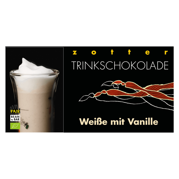 Zotter Bio Trinkschokolade - Weiße mit Vanille