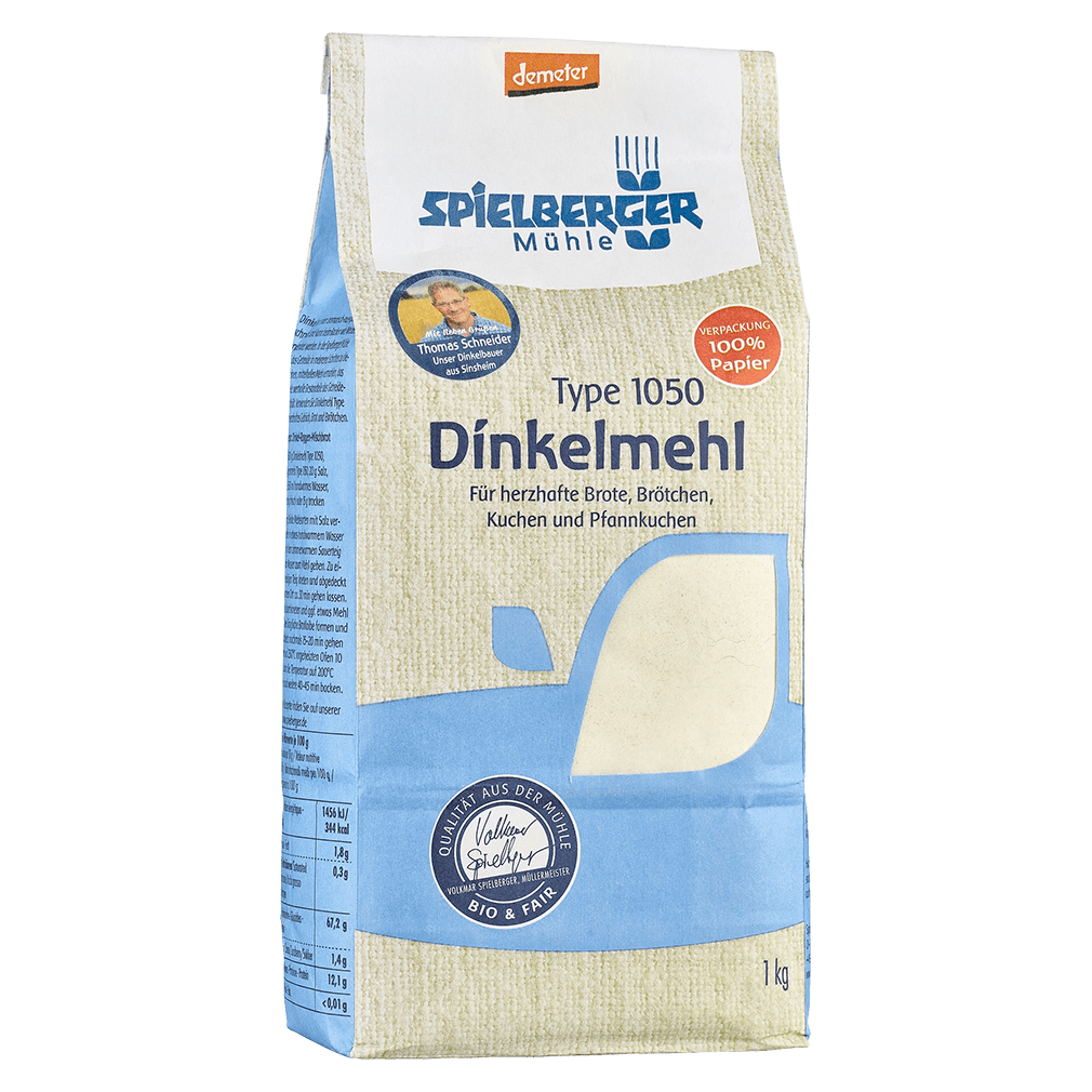 Bio Dinkelmehl Type 1050 von Spielberger bei greenist.de