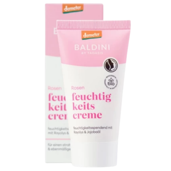 Baldini Rosen Feuchtigkeitscreme demeter, 50ml