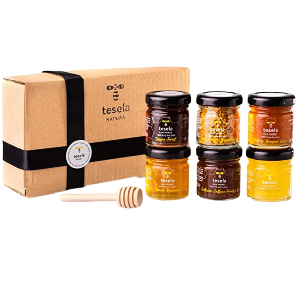 tesela NATURA Geschenkset Honig &amp; Blütenpollen