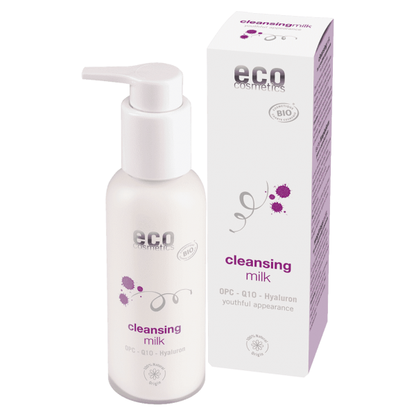 Eco Cosmetics Reinigungsmilch OPC, Q10 Hyaluron