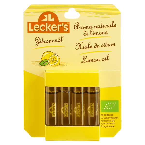 Lecker`s Bio Zitronenöl 4x2ml