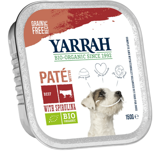 Yarrah Bio Hundefutter Huhn und Rind mit Spirulina