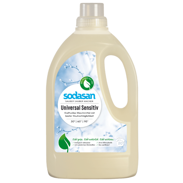 Sodasan Universal-Waschmittel Sensitiv, 1,5l