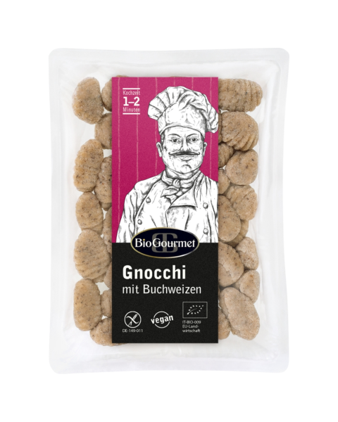 BioGourmet Bio Gnocchi mit Buchweizen, 250g