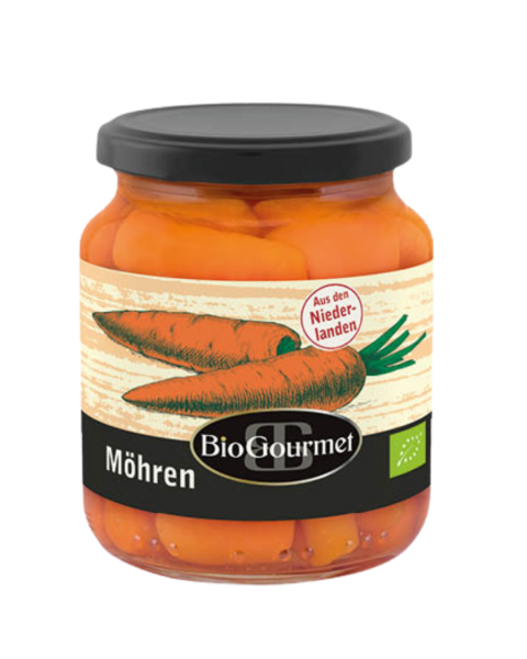 BioGourmet Bio Möhren gekocht, 340g