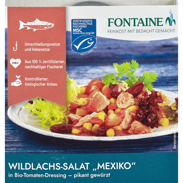 Fontaine Wildlachs-Salat Mexiko