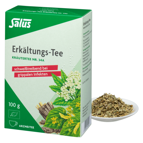 Salus Bio Erkältungs-Tee Nr. 34a Arzneitee, 15 Filterbeutel
