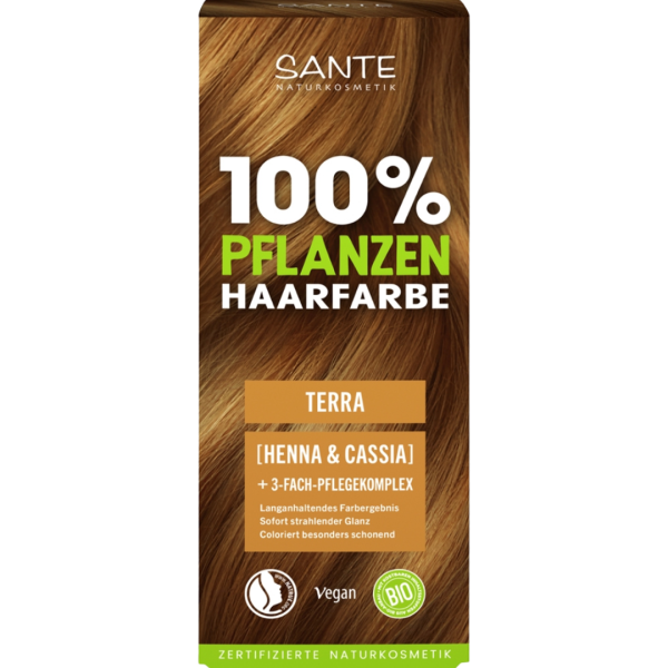 Sante Naturkosmetik Pflanzenhaarfarbe Terra