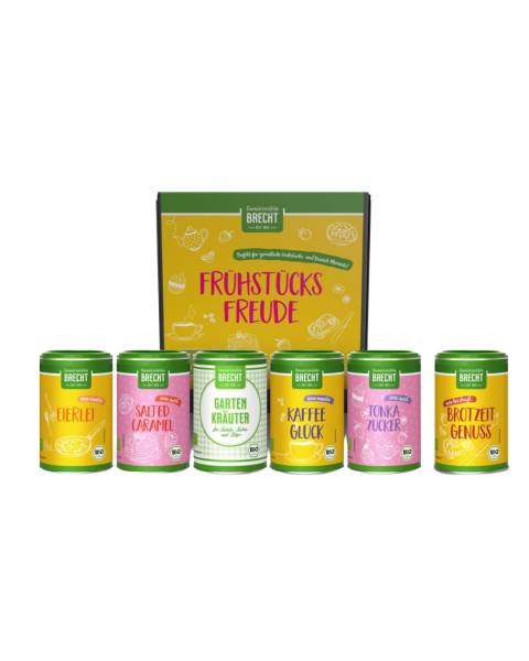 Gewürzmühle Brecht Bio Geschenkbox Frühstücksfreude