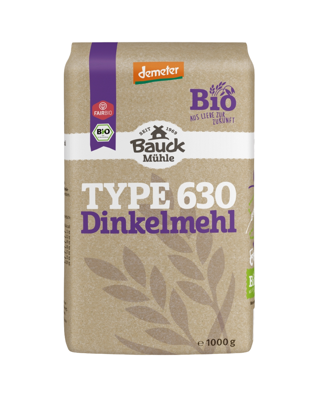 Bio Dinkelmehl Type 630