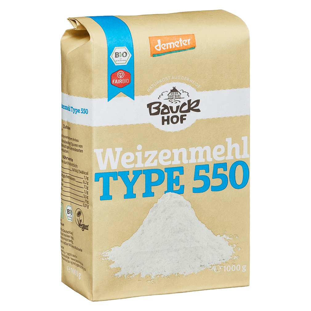 Bio Weizenmehl Type 550