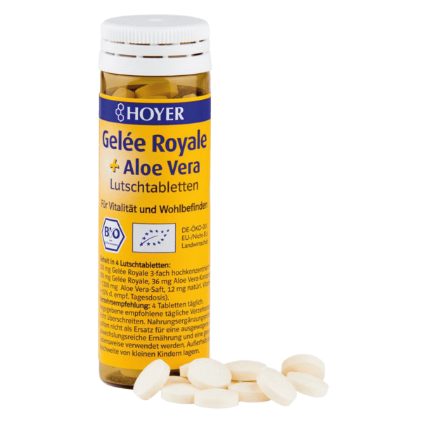 Hoyer Bio Gelèe Royale &amp; Aloe Vera Lutschtabletten