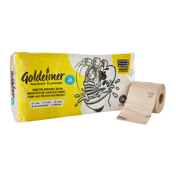 Wepa Goldeimer Toilettenpapier