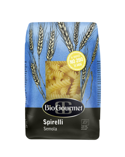 BioGourmet Bio Spirelli Semola, 500g