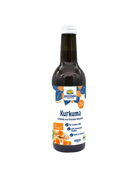 Govinda Bio Kurkumagetränk mit Pfeffer, 250ml