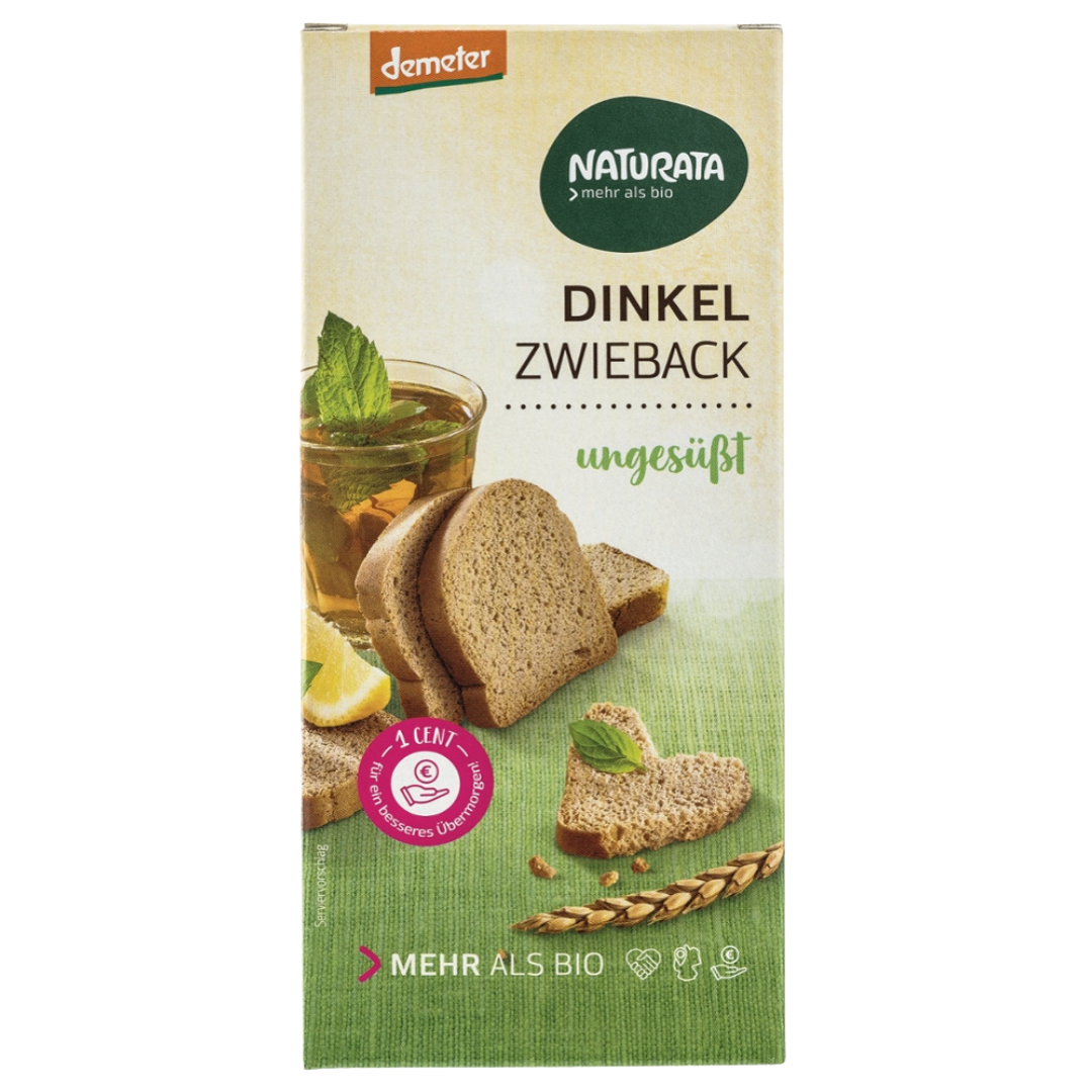 Dinkel-Zwieback ungesüßt von Naturata | Demeter