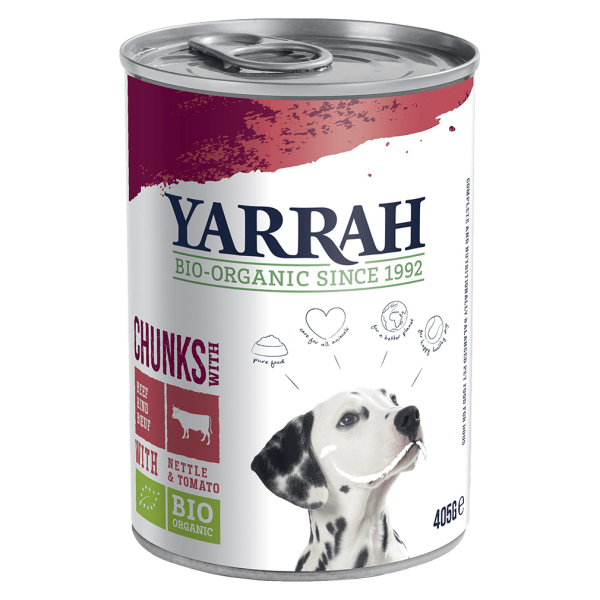 Yarrah Bio Hundefutter Bröckchen Rind