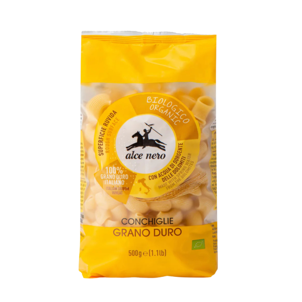 Alce Nero Bio Conchiglie aus Hartweizen