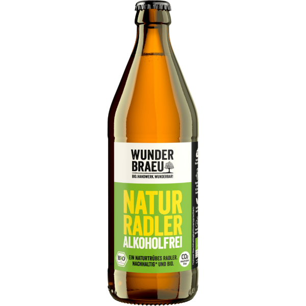 Wunderbräu Bio Naturradler alkoholfrei