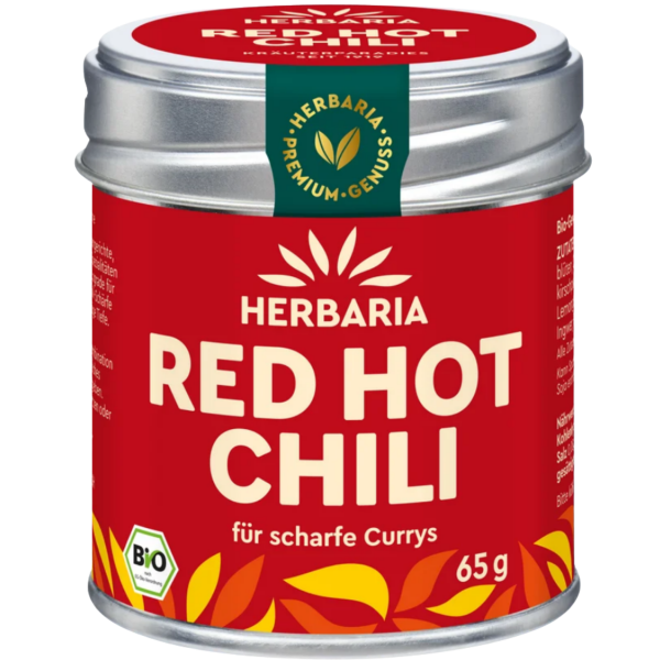 Herbaria Bio Red Hot Chili Curry, 65g