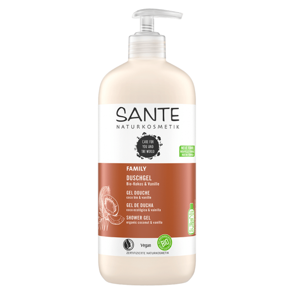 Sante Naturkosmetik Duschgel Bio-Kokos &amp; Vanille