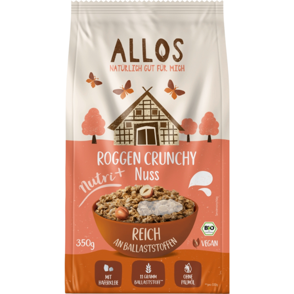 Allos Bio Nutri + Roggen Crunchy Nuss