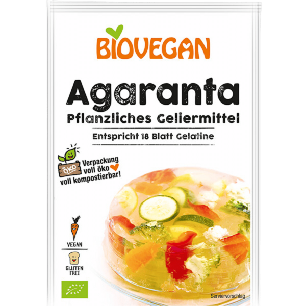 Biovegan Bio Agaranta, pflanzliches Geliermittel