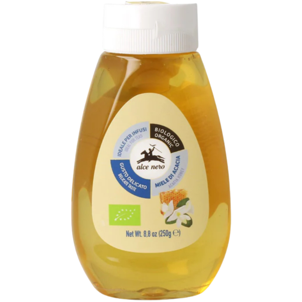 Alce Nero Bio Akazienhonig Spenderflasche, 250g