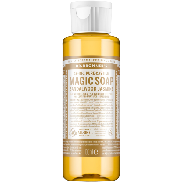 Dr. Bronners  Naturseife Sandelholz-Jasmin 18-in-1, 100 ml