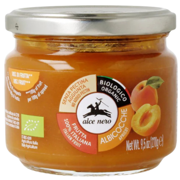 Alce Nero Bio Fruchtaufstrich Aprikose, 270g