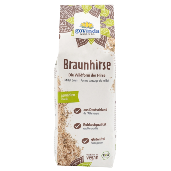 Govinda Bio Braunhirse gemahlen, 500g
