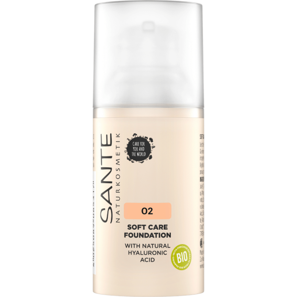 Sante Naturkosmetik Soft Care Foundation 02 Neutral Beige