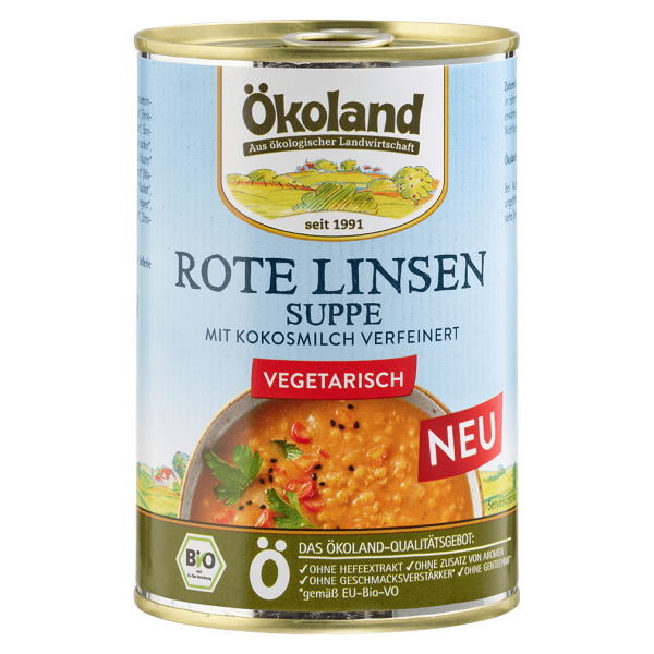 Ökoland Bio Rote Linsensuppe