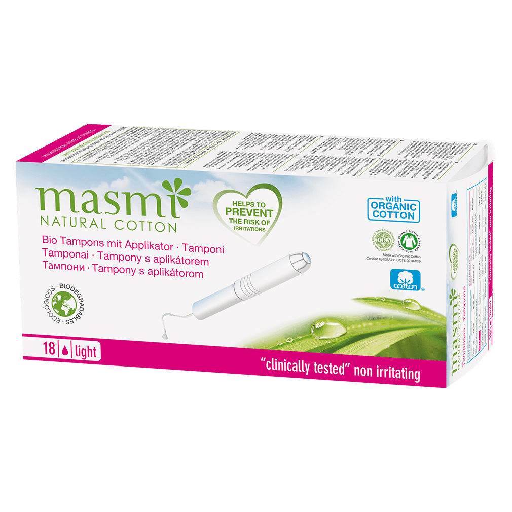 Bio Tampons Light Mini mit Applikator von Masmi Organic Care bei