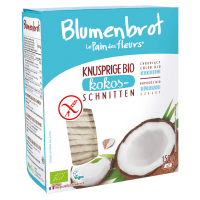 Blumenbrot Bio Knusprige Kokos-Schnitten glutenfrei Blumenbrot Bio Knusprige Kokos-Schnitten glutenfrei