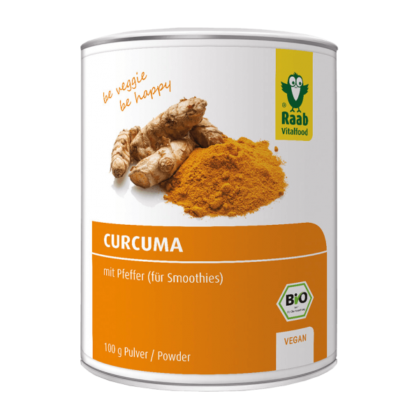 Bio Curcuma Pfeffer Pulver, 100g