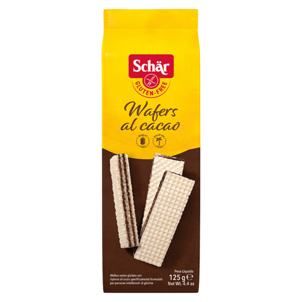 Schär Wafers Cacao Waffeln mit Kakaocreme