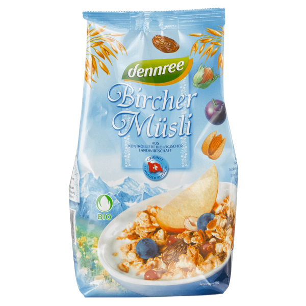 dennree Bio Bircher Müsli, 500 gr Packung