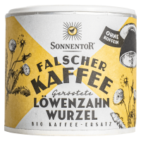 Sonnentor Bio Falscher Kaffee, Löwenzahnwurzel geröstet, 75g Sonnentor Bio Falscher Kaffee, Löwenzahnwurzel geröstet, 75g