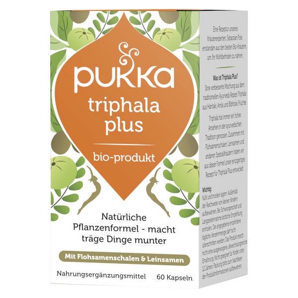 Pukka Bio Triphala Plus Kapseln