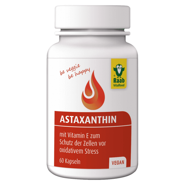 Raab Vitalfood Astaxanthin Kapseln, 60 Kapseln