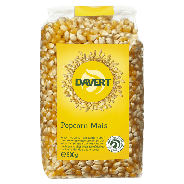 Davert Bio Popcorn Mais 500g