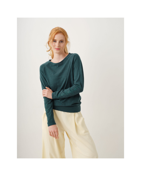 Spirit of Om Longsleeve Shirt Priya - tiefsee